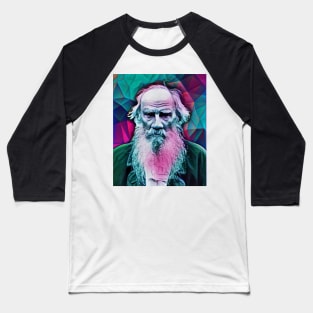 Leo Tolstoy Portrait | Leo Tolstoy Artwork 2 Baseball T-Shirt